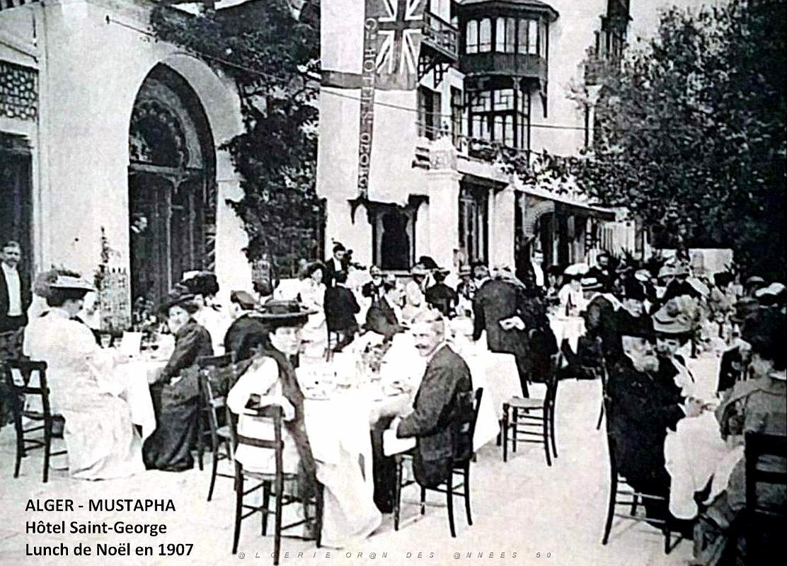 Alger - Hotel Saint-George - Lunch de Noel - 1907.jpg